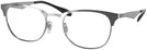 Square Brushed Gunmetal Ray-Ban 6346 Computer Style Progressive View #1