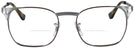 Square Gunmetal Ray-Ban 6386 Bifocal View #2