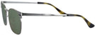 Square Gunmetal Ray-Ban 6386 Progressive No Line Reading Sunglasses View #3