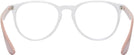 Square Transparent Ray-Ban 7046 Single Vision Full Frame View #4