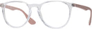 Square Transparent Ray-Ban 7046 Single Vision Full Frame View #1