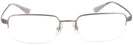 Rectangle Gunmetal Ray-Ban 8632 Computer Style Progressive View #2