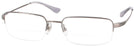 Rectangle Gunmetal Ray-Ban 8632 Bifocal View #1
