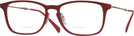 Square Light Red Graphite Ray-Ban 8953 Bifocal View #1