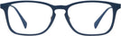 Square Transparent Light Blue Ray-Ban 8953 Progressive No-Lines View #2