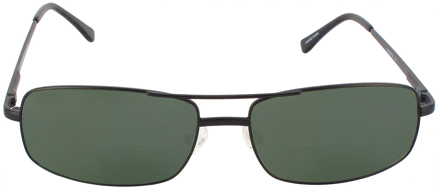 Gunmetal / HT Lens Maui Jim Kahuna 162 Bifocal Reading Sunglasses