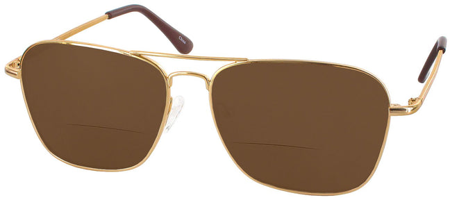Aviator Gold Sea Tac Bifocal Reading Sunglasses View #1