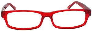 Brent Single Vision Full Readers. Color: Red