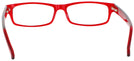 Rectangle Red Brent Single Vision Full Frame View #4