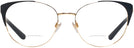 Cat Eye Shiny Gold Black Ralph Lauren 5111 Bifocal View #2