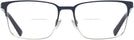 Rectangle Semi Matte Blue/silver Ralph Lauren 5119 Bifocal View #2