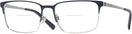 Rectangle Semi Matte Blue/silver Ralph Lauren 5119 Bifocal View #1