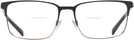 Rectangle Semi Matte Black/gunmetal Ralph Lauren 5119 Bifocal View #2