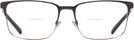 Rectangle Semi Matte Brown/gunmetal Ralph Lauren 5119 Bifocal View #2