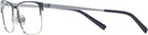 Rectangle Semi Matte Blue/silver Ralph Lauren 5119 Progressive No Line Bifocal View #3