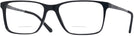 Rectangle Shiny Black Ralph Lauren 6133 Bifocal View #1