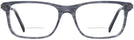 Rectangle Shiny Striped Grey Ralph Lauren 6215 Bifocal View #2