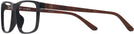 Rectangle Shiny Black Ralph Lauren 6225U Single Vision Full Frame View #3