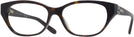 Rectangle Shiny Dark Havana Ralph Lauren 6227U Progressive No-Lines View #1