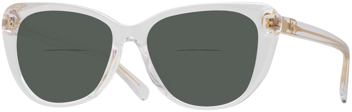 Cat Eye Crystal Ralph Lauren 6232U Bifocal Reading Sunglasses View #1