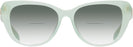 Cat Eye Opal Mint Ralph Lauren 6232U w/ Gradient Bifocal Reading Sunglasses View #2