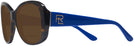 Oversized Shiny Dark Havana Ralph Lauren 8144 Bifocal Reading Sunglasses View #3
