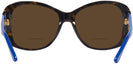 Oversized Shiny Dark Havana Ralph Lauren 8144 Bifocal Reading Sunglasses View #4