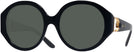 Round Shiny Black Ralph Lauren 8188Q Progressive No Line Reading Sunglasses View #1