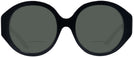 Round Shiny Black Ralph Lauren 8188Q Bifocal Reading Sunglasses View #2