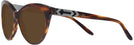 Cat Eye Shiny Striped Havana Ralph Lauren 8195B Progressive No Line Reading Sunglasses View #3