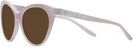 Cat Eye Shiny Mauve Ralph Lauren 8195B Progressive No Line Reading Sunglasses View #3