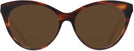 Cat Eye Shiny Striped Havana Ralph Lauren 8195B Bifocal Reading Sunglasses View #2