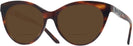 Cat Eye Shiny Striped Havana Ralph Lauren 8195B Bifocal Reading Sunglasses View #1