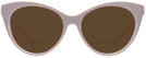 Cat Eye Shiny Mauve Ralph Lauren 8195B Bifocal Reading Sunglasses View #2