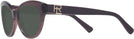 Cat Eye Transparent Violet Ralph Lauren 8213 Progressive No Line Reading Sunglasses View #3