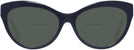 Cat Eye Blue Ralph Lauren 8213 Bifocal Reading Sunglasses View #2