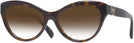 Cat Eye Havana Ralph Lauren 8213 w/ Gradient Bifocal Reading Sunglasses View #1