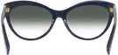 Cat Eye Blue Ralph Lauren 8213 w/ Gradient Bifocal Reading Sunglasses View #4