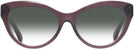 Cat Eye Transparent Violet Ralph Lauren 8213 w/ Gradient Progressive No Line Reading Sunglasses View #2