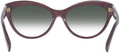 Cat Eye Transparent Violet Ralph Lauren 8213 w/ Gradient Progressive No Line Reading Sunglasses View #4