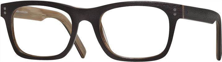  Rust White Havana Rodenstock 420 Single Vision Full Frame View #1