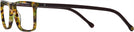 Square Havana Green Rodenstock 437 Progressive No-Lines View #3