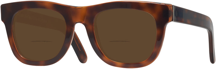 Square Havana Ciccio Bifocal Reading Sunglasses View #1