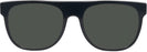 Square Black Flat Top Progressive No Line Reading Sunglasses View #2
