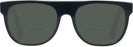 Square Black Flat Top Bifocal Reading Sunglasses View #2