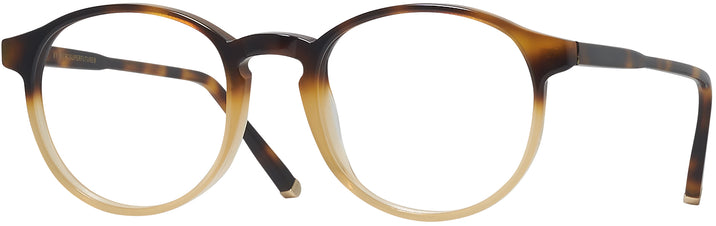 Round Havana Fade Numero 01 Single Vision Full Frame View #1