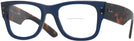 Square Transparent Dark Blue Ray-Ban 0840V Bifocal View #1