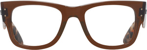Ray-Ban 0840V Computer Style Progressive. Color: Transparent Brown
