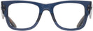 Square Transparent Dark Blue Ray-Ban 0840V Progressive No-Lines View #2