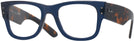 Square Transparent Dark Blue Ray-Ban 0840V Progressive No-Lines View #1